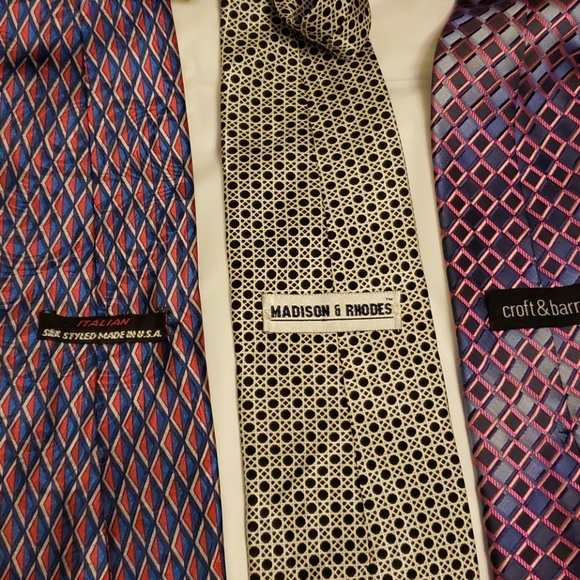 Three Geometric Ties - Picture 2 of 2